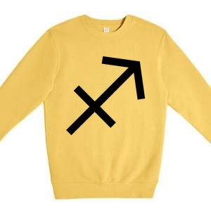 Horoscope Sagittarius Zodiac Astrology Sign Birthday Cute Gift Premium Crewneck Sweatshirt