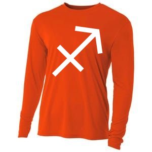 Horoscope Sagittarius Zodiac Astrology Sign Birthday Cute Gift Cooling Performance Long Sleeve Crew