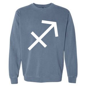 Horoscope Sagittarius Zodiac Astrology Sign Birthday Cute Gift Garment-Dyed Sweatshirt