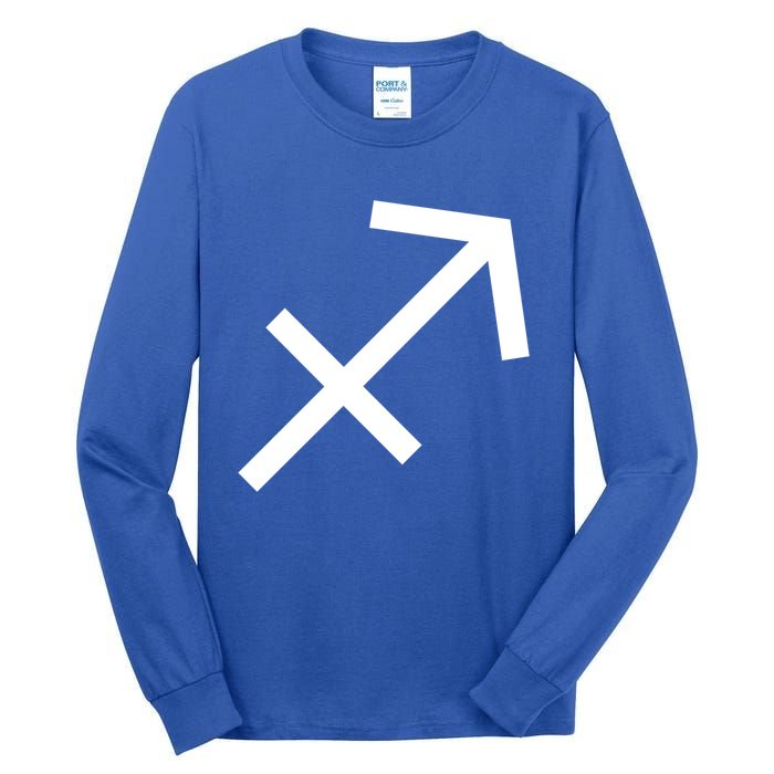 Horoscope Sagittarius Zodiac Astrology Sign Birthday Cute Gift Tall Long Sleeve T-Shirt