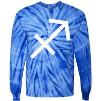 Horoscope Sagittarius Zodiac Astrology Sign Birthday Cute Gift Tie-Dye Long Sleeve Shirt