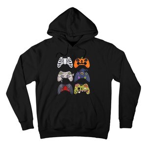 Halloween Skeleton Zombie Gaming Controllers Mummy Hoodie