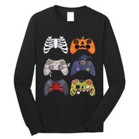 Halloween Skeleton Zombie Gaming Controllers Mummy Long Sleeve Shirt