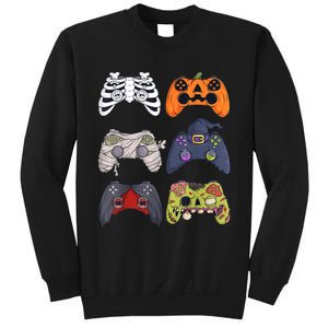 Halloween Skeleton Zombie Gaming Controllers Mummy Sweatshirt