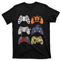 Halloween Skeleton Zombie Gaming Controllers Mummy T-Shirt