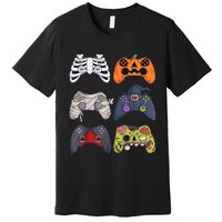 Halloween Skeleton Zombie Gaming Controllers Mummy Premium T-Shirt