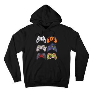 Halloween Skeleton Zombie Gaming Controllers Mummy Tall Hoodie