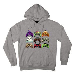 Halloween Skeleton Zombie Gaming Controllers Mummy Tall Hoodie