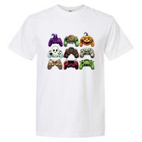 Halloween Skeleton Zombie Gaming Controllers Mummy Garment-Dyed Heavyweight T-Shirt