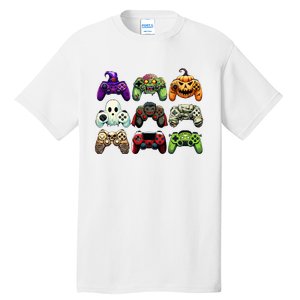 Halloween Skeleton Zombie Gaming Controllers Mummy Tall T-Shirt