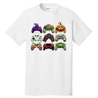 Halloween Skeleton Zombie Gaming Controllers Mummy Tall T-Shirt