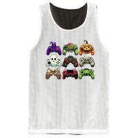 Halloween Skeleton Zombie Gaming Controllers Mummy Mesh Reversible Basketball Jersey Tank