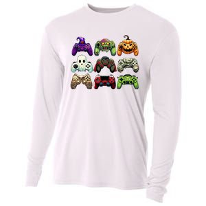 Halloween Skeleton Zombie Gaming Controllers Mummy Cooling Performance Long Sleeve Crew