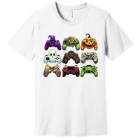 Halloween Skeleton Zombie Gaming Controllers Mummy Premium T-Shirt