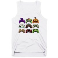 Halloween Skeleton Zombie Gaming Controllers Mummy Tank Top