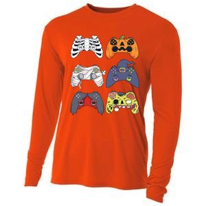 Halloween Skeleton Zombie Gaming Controllers Mummy Boy Kids 9060 Cooling Performance Long Sleeve Crew