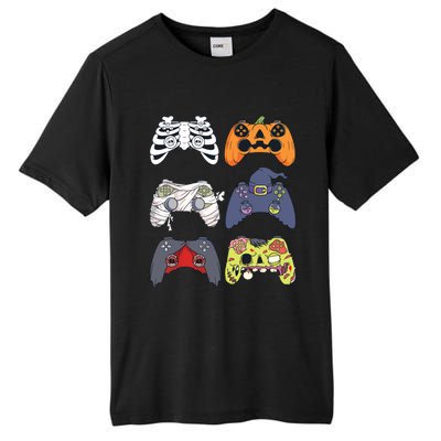 Halloween Skeleton Zombie Gaming Controllers Mummy Boy Kids 9060 Tall Fusion ChromaSoft Performance T-Shirt