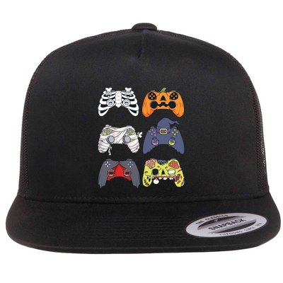 Halloween Skeleton Zombie Gaming Controllers Mummy Boy Kids 9060 Flatbill Hat