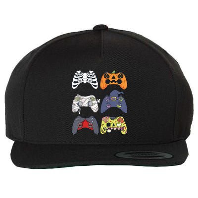 Halloween Skeleton Zombie Gaming Controllers Mummy Boy Kids 9060 Wool Snapback Cap
