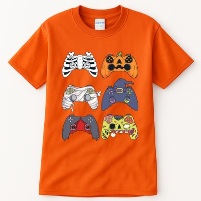 Halloween Skeleton Zombie Gaming Controllers Mummy Boy Kids 9060 Tall T-Shirt
