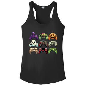 Halloween Skeleton Zombie Gaming Controllers Mummy Boy Kids Ladies PosiCharge Competitor Racerback Tank