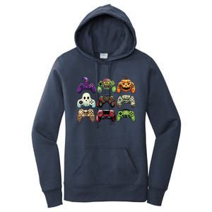 Halloween Skeleton Zombie Gaming Controllers Mummy Boy Kids Women's Pullover Hoodie