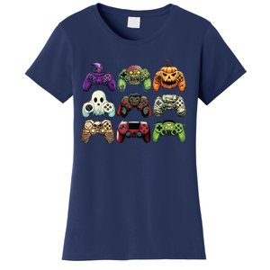 Halloween Skeleton Zombie Gaming Controllers Mummy Boy Kids Women's T-Shirt