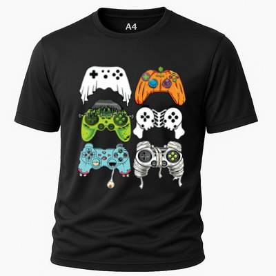 Halloween Skeleton Zombie Gaming Controllers Mummy Game Boy Performance Shirt