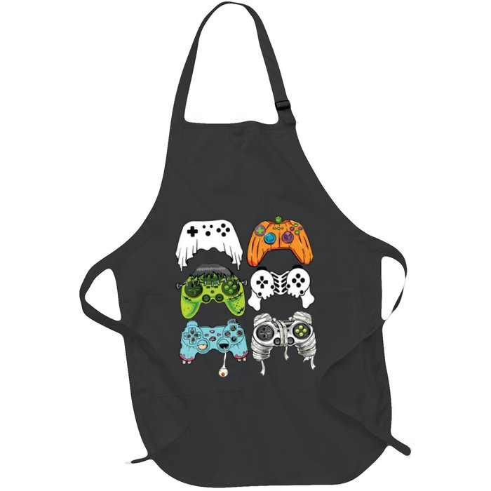Halloween Skeleton Zombie Gaming Controllers Mummy Game Boy Apron