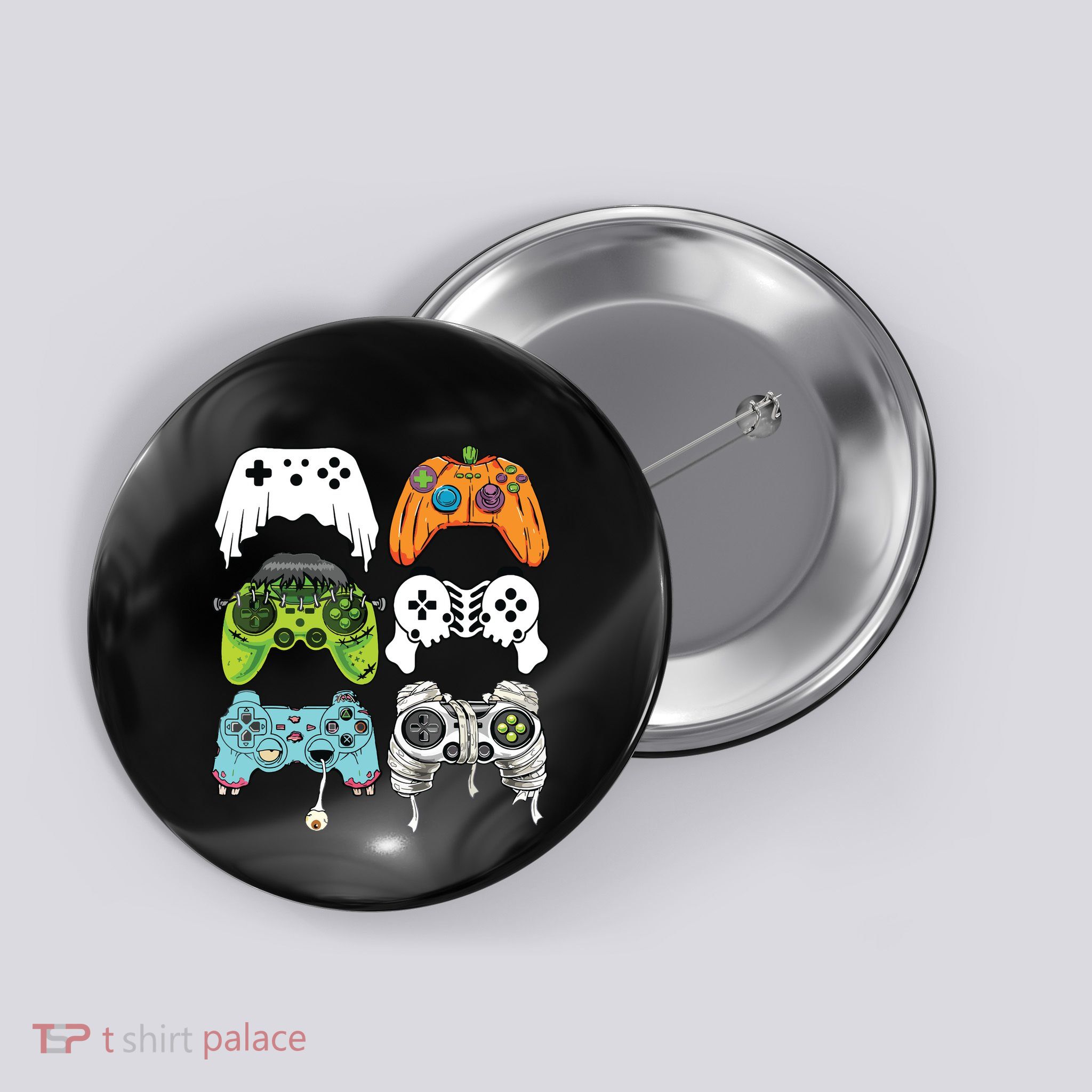 Halloween Skeleton Zombie Gaming Controllers Mummy Game Boy Button