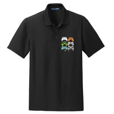 Halloween Skeleton Zombie Gaming Controllers Mummy Game Boy Dry Zone Grid Polo