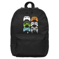 Halloween Skeleton Zombie Gaming Controllers Mummy Game Boy 16 in Basic Backpack