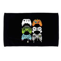 Halloween Skeleton Zombie Gaming Controllers Mummy Game Boy Microfiber Hand Towel