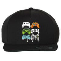 Halloween Skeleton Zombie Gaming Controllers Mummy Game Boy Wool Snapback Cap