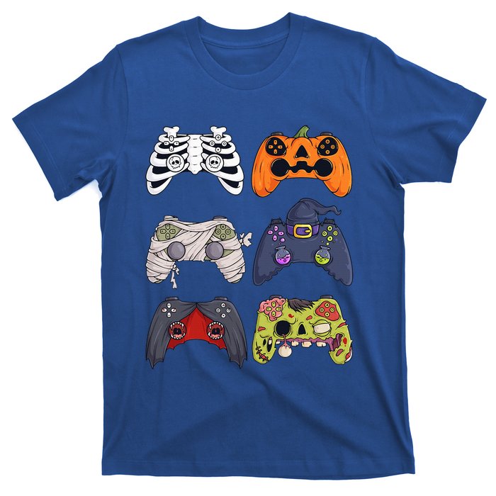 Halloween Skeleton Zombie Gaming Controllers Mummy T-Shirt