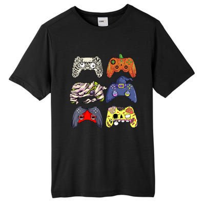 Halloween Skeleton Zombie Witch Controller Mummy Gamer Gift Tall Fusion ChromaSoft Performance T-Shirt