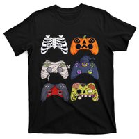 Halloween Skeleton Zombie Gaming Controllers Mummy T-Shirt