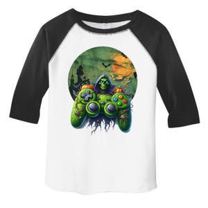 Halloween Skeleton Zombie Gaming Controller Mummy Gift Toddler Fine Jersey T-Shirt