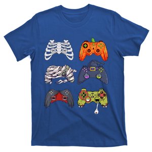 Halloween Skeleton Zombie Gaming Controllers Mummy Cute Gift T-Shirt