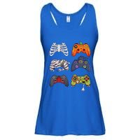 Halloween Skeleton Zombie Gaming Controllers Mummy Cute Gift Ladies Essential Flowy Tank