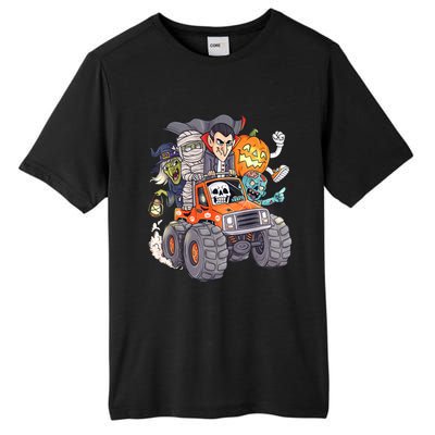 Halloween Skeleton Zombie Monster Truck Vampire Boys Tall Fusion ChromaSoft Performance T-Shirt