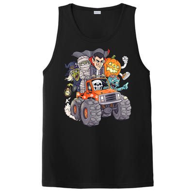 Halloween Skeleton Zombie Monster Truck Vampire Boys PosiCharge Competitor Tank