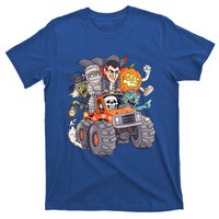 Halloween Skeleton Zombie Monster Truck Vampire Boys T-Shirt