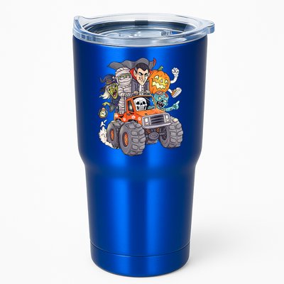 Halloween Skeleton Zombie Monster Truck Vampire Boys Tumbler