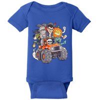 Halloween Skeleton Zombie Monster Truck Vampire Boys Baby Bodysuit