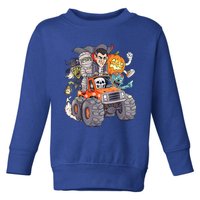 Halloween Skeleton Zombie Monster Truck Vampire Boys Toddler Sweatshirt