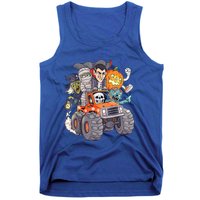 Halloween Skeleton Zombie Monster Truck Vampire Boys Tank Top