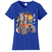 Halloween Skeleton Zombie Monster Truck Vampire Boys Women's T-Shirt