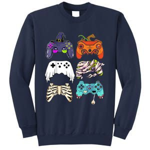 Halloween Skeleton Zombie Gaming Controllers Mummy Sweatshirt