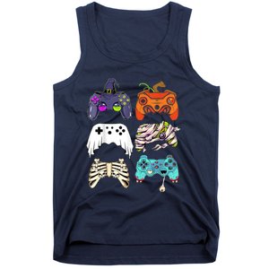 Halloween Skeleton Zombie Gaming Controllers Mummy Tank Top